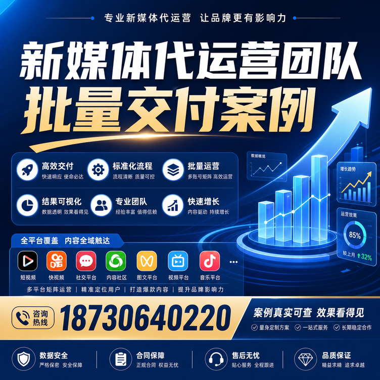 阿勒泰代运营公司多客户账号批量高效交付案例